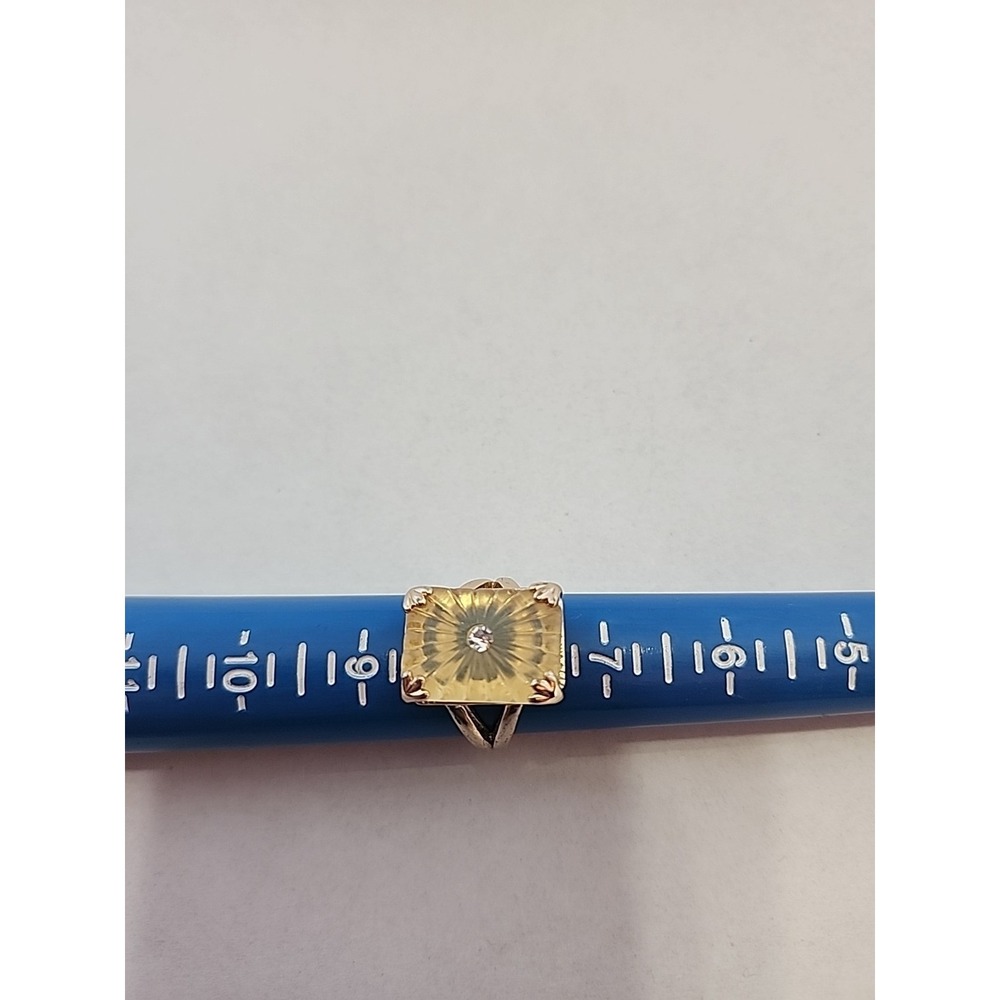 Womens size 8 ring vintage 14k Gold‎ Plated